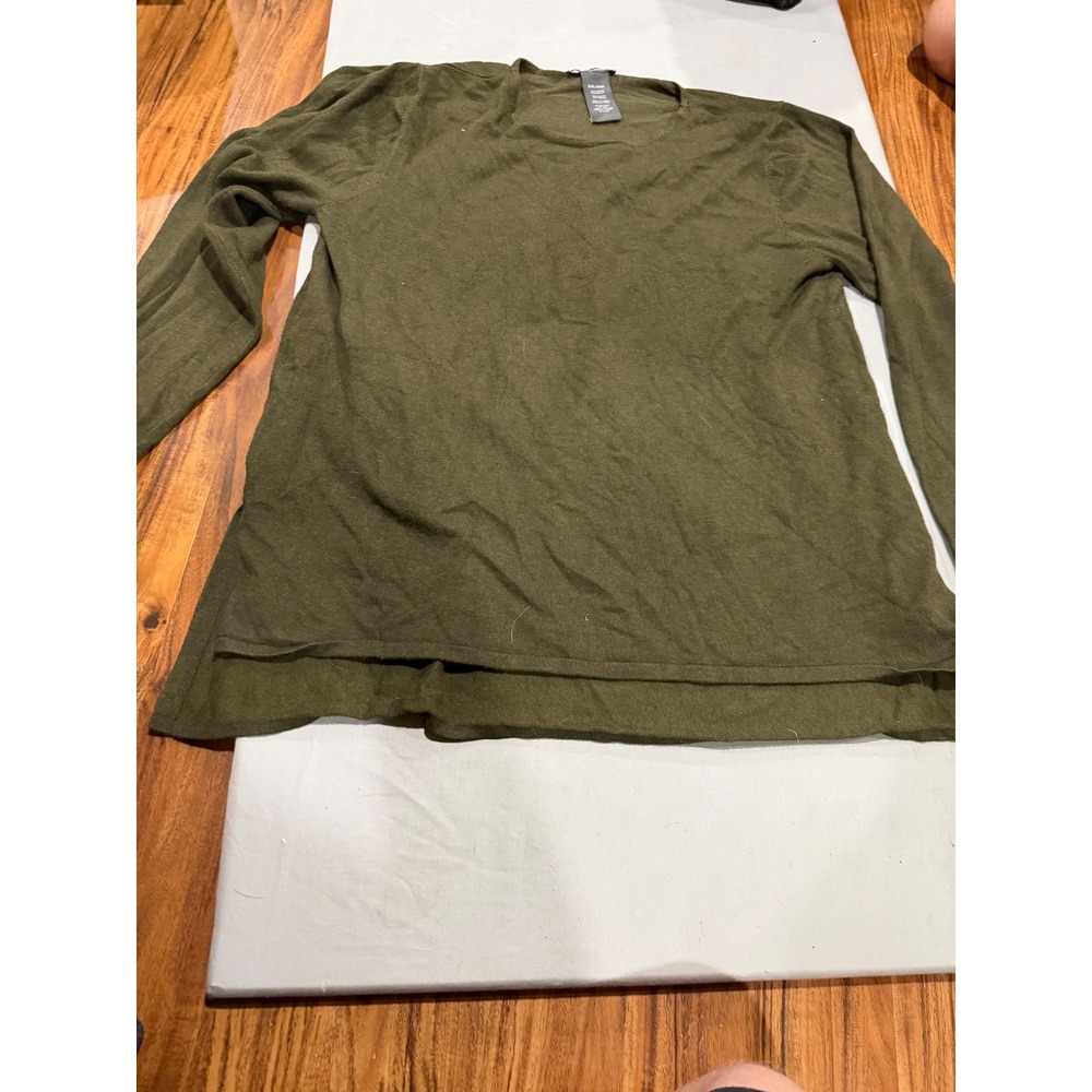 Gorpcore Womens Chelsea & Theodore Knit Pullover Top XXL Olive Green